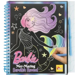 Barbie Scratch book con dibujos para rascar
