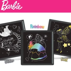 Barbie Scratch book con dibujos para rascar