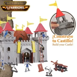 Castillo juguete c/accesorios Medieval Warriors