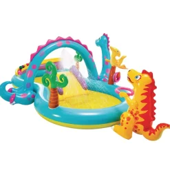 INTEX Centro juegos hinchable Dinosaurio 302x229x112 cm - 280 l