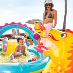 INTEX Centro juegos hinchable Dinosaurio 302x229x112 cm - 280 l