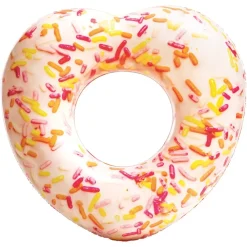 INTEX Flotador rueda hinchable donut corazón 89x25x94 cm