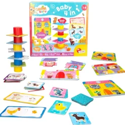Lisciani Juegos de mesa 4 en 1 Carotina Baby