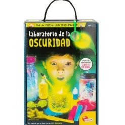 Lisciani Laboratorio de ciencia para niños fosforescente I'm A Genius