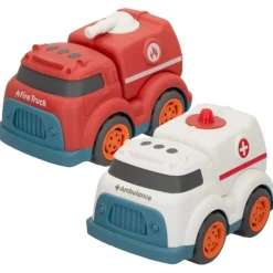 Motor Town Green Set vehículos de emergencia juguete