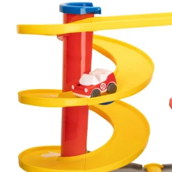Motor Town Parking juguete grande 4 niveles c/3 coches