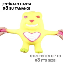 Muñeco elástico antiestrés oso fluorescente Stretchapalz