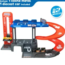 Parking infantil 2 niveles con vehículo Speed & Go