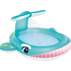 Piscina hinchable ballena intex con aspersor