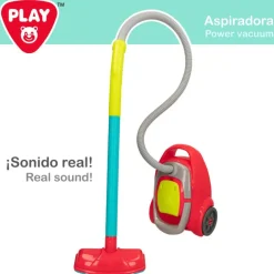 PLAY Aspiradora de juguete eléctrica c/sonido y succión