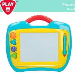 PLAY Pizarra magnética c/lápiz y figuras geométricas
