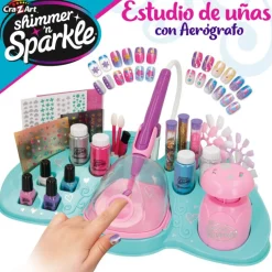 Shimmer 'n Sparkle Estudio de uñas con aerógrafo