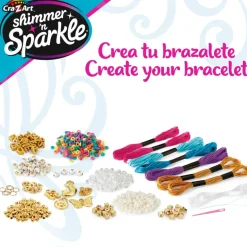 Shimmer 'n Sparkle Kit para hacer pulseras brillantes