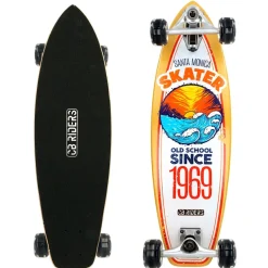 Skateboard infantil 4 ruedas negro 74 cm CB Riders