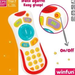 Winfun Mi primer mando con luz, sonidos y melodías divertidas