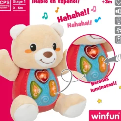 Winfun Oso peluche para bebés interactivo