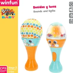 Winfun Set 2 maracas sonajero para bebé