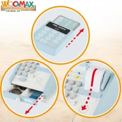 WOOMAX Caja registradora de madera