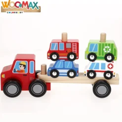 WOOMAX Camión de madera apilable