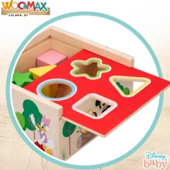 WOOMAX Disney Cubo 4 formas encajables madera
