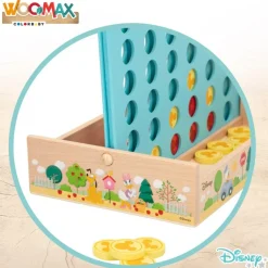WOOMAX Disney Juego cuatro en raya madera