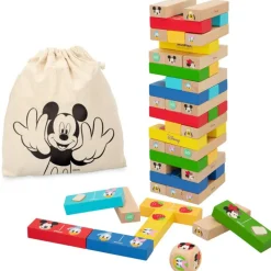 WOOMAX Disney Juego de bloques apilables de madera