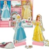 WOOMAX Disney Juego magnético princesas vestidos
