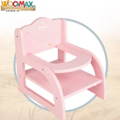 WOOMAX Trona juguete madera para muñecas